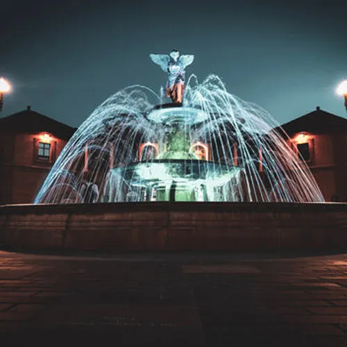 Kareem Fountain Lights